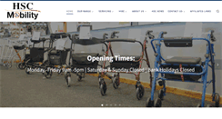 Desktop Screenshot of hsc-mobility.co.uk